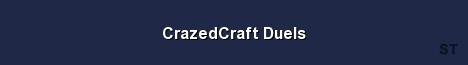 CrazedCraft Duels Server Banner