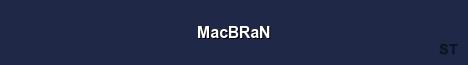 MacBRaN Server Banner