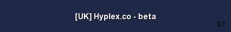 UK Hyplex co beta 