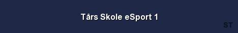 Tårs Skole eSport 1 Server Banner