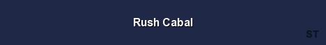 Rush Cabal Server Banner