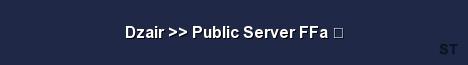 Dzair Public Server FFa Server Banner