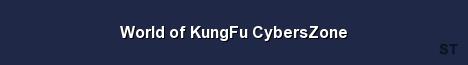 World of KungFu CybersZone Server Banner