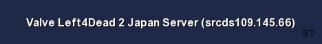 Valve Left4Dead 2 Japan Server srcds109 145 66 