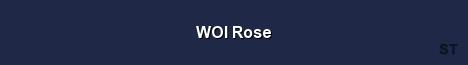 WOI Rose Server Banner