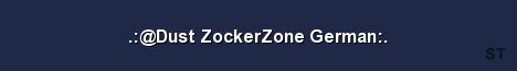 Dust ZockerZone German Server Banner