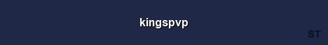 kingspvp Server Banner