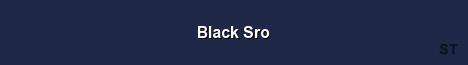 Black Sro Server Banner